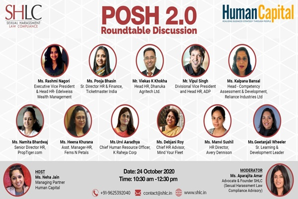 Human Capital organises Virtual Roundtable on POSH Act 