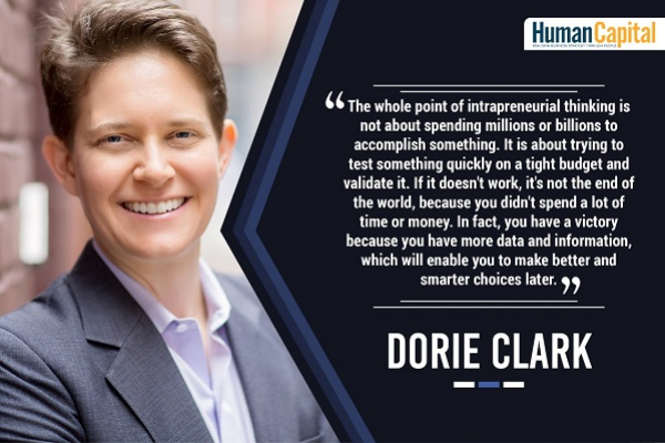 HR and business leaders need to de-risk the process for potential intrapreneurs: Dorie Clark